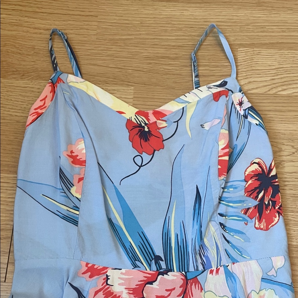 Old Navy Blue Floral Dress - Picture 2 of 6